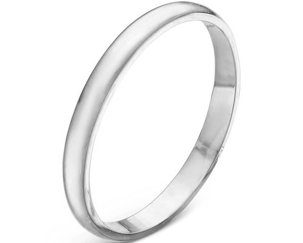 Обручальное серебряное кольцо 283106