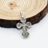 Нательный православный крестик 8648 из серебра