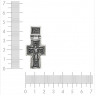 Мужской серебряный крест 8603