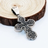 серебряный крест 8036 распятие христово