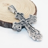 Православный нательный серебряный крестик 8730