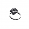 Серебряное кольцо Клевер с перламутром ккв-перл