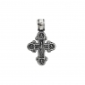 Православный нательный крестик из серебра 8309